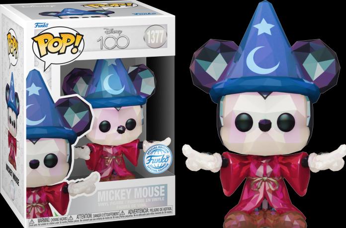 Actual product image Funko Pop! Disney: Fantasia - Sorcerer's Apprentice Mickey Mouse *Faceted Shop Exclusive