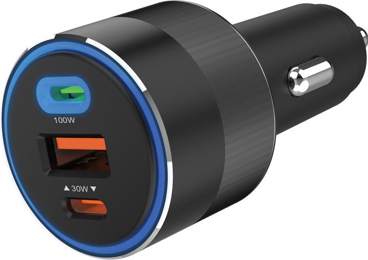 Productafbeelding Sandberg Autolader 3in1 130W USB-C PD