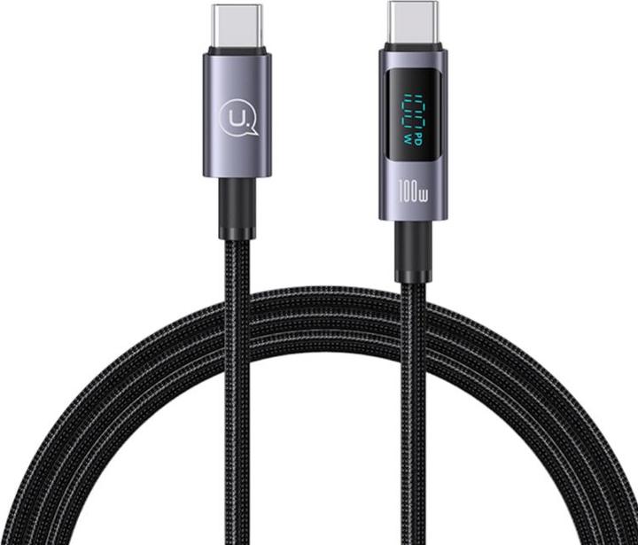EKO 100W Ladekabel Typ-C auf Lightning Modell Display SF mit LED-Bildschirm 1.2m (1.20 m, USB 3.2 Gen 1, 100 W)