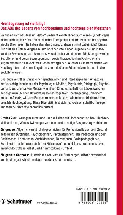 Produktbild Hochbegabung und Hochsensibilität (Deutsch, Karin Joder, Theres Germann-Tillmann, René Treier, Renée Vroomen-Marell, 2021)