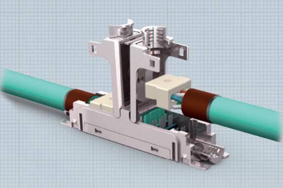 Actual product image ZVK EasyLan fixLink Extender Cat.6A (Class EA) ISO/IEC, shielded (Network coupling)
