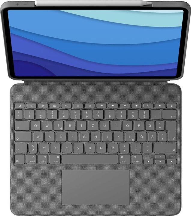 Actual product image Logitech Combo Touch (DE, iPad Pro 12.9 2021 (5th Gen), iPad Pro 12.9 2022 (6th Gen))
