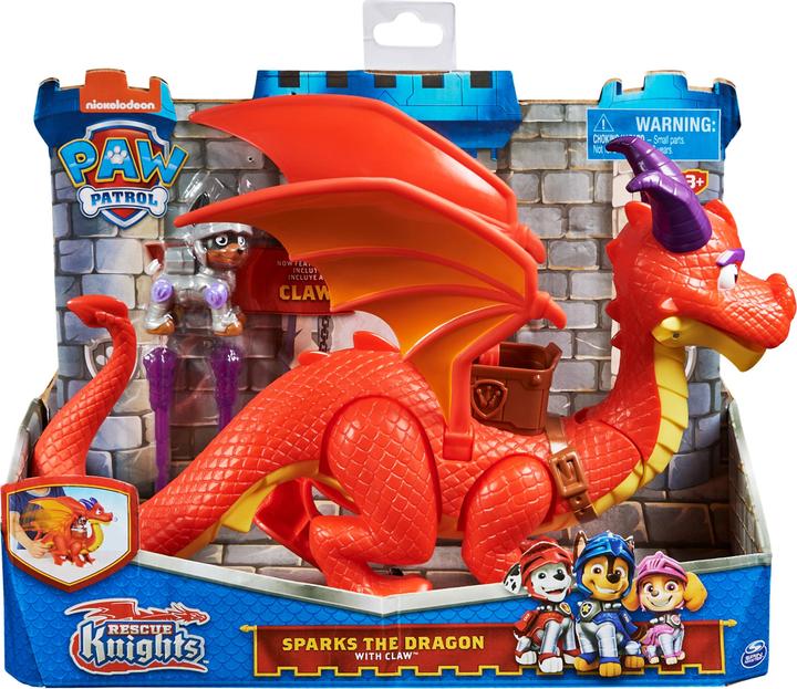 Produktbild Spin Master Paw Patrol Knights Sparks der Drache and Claw