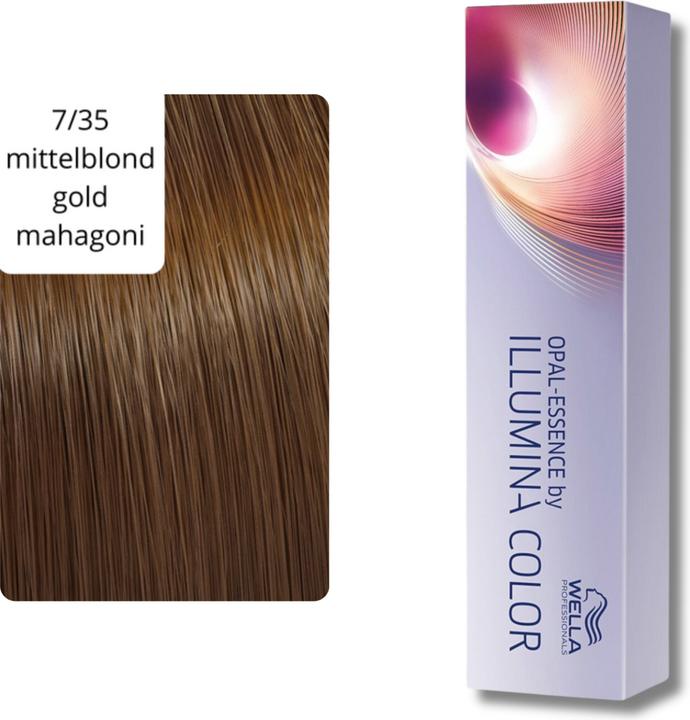 Productafbeelding Wella Illumina kleur (7/35 middenblond goud mahonie)