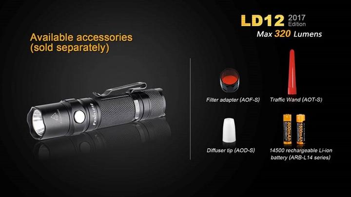 Immagine prodotto Fenix Ld12 2017 (10.25 cm, 320 lm)