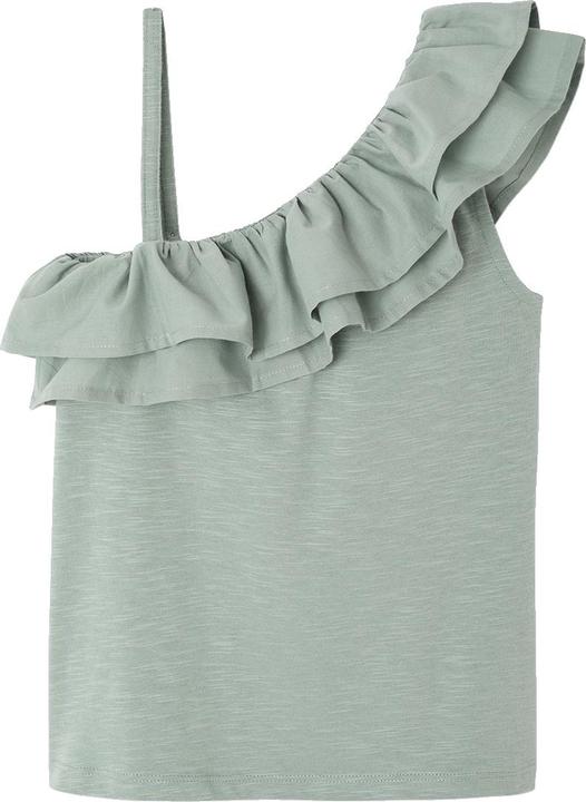 Produktbild Vertbaudet Asymmetrisches Mädchen Volant-Top (116)