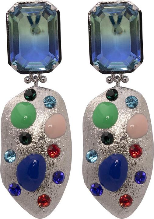 Uzurii Fantasy Blue Ohrringe (925er Sterlingsilber)