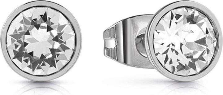 Guess Frontiers Clear Cubic Zirconia Steel Earrings JUBE02159JWRHT/U