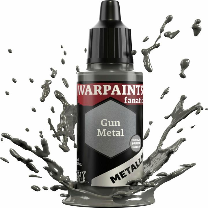 Produktbild The Army Painter Metallic-Farbe Warpaints Fanatic Metallic: Gun Metal 18 ml