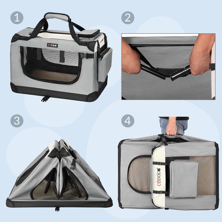 Produktbild Cadoca Hundetransportbox (Hund, Atmungsaktiv)