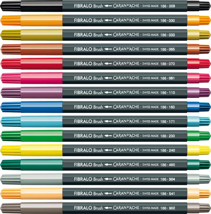 Immagine prodotto Caran d'Ache Fibralo Brush (Verde pavone, 1 x)