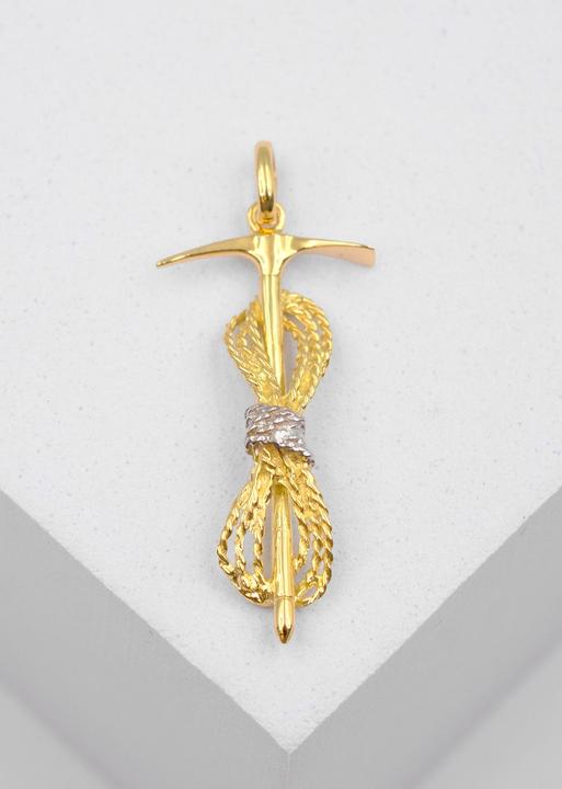 Produktbild Muau Seil und Pickel (750, Weissgold, 18K Gelbgold)