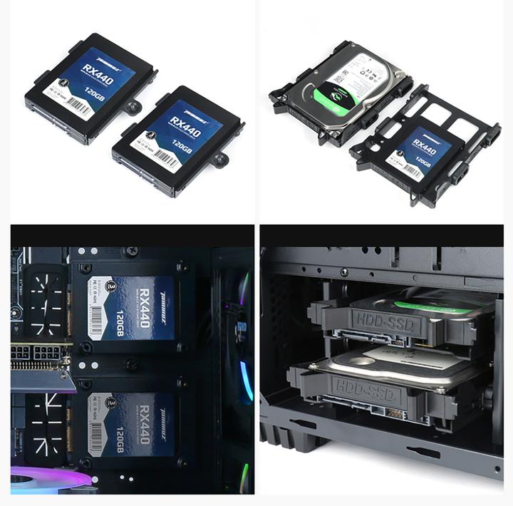 Produktbild Gembird Fornax K500 ATX-Computergehäuse Midi-Tower Schwarz (mATX, ITX, ATX, E-ATX)