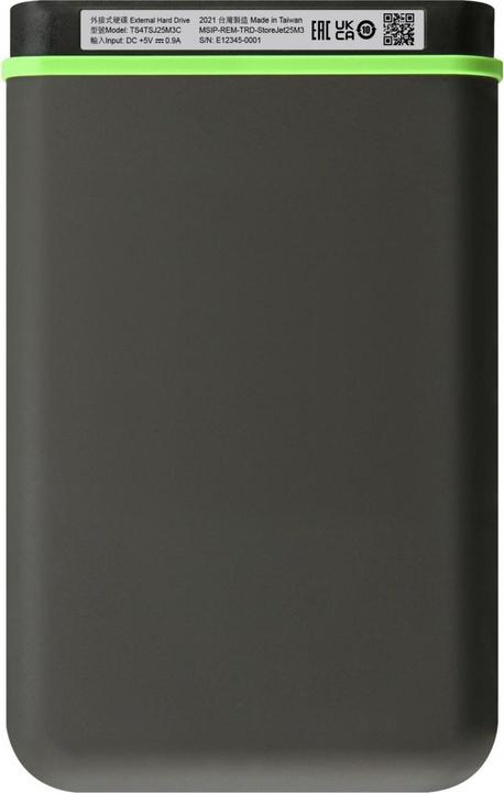 Actual product image Transcend StoreJet 25M3C (4 TB)