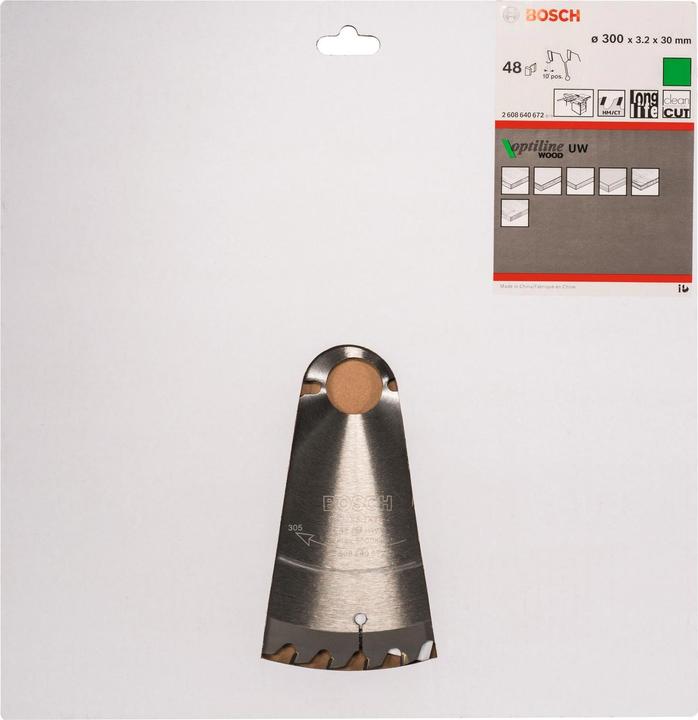 Produktbild Bosch Professional Zubehör PRO Wood Kreissägeblatt, 300 x 3.2 x 30 mm