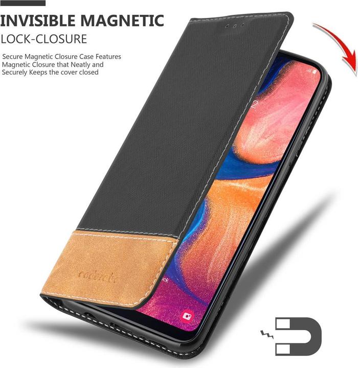 Productafbeelding Cadorabo X-Wallet hoes voor kunstleer pak (Samsung Galaxy A20e, Samsung Galaxy A10e)