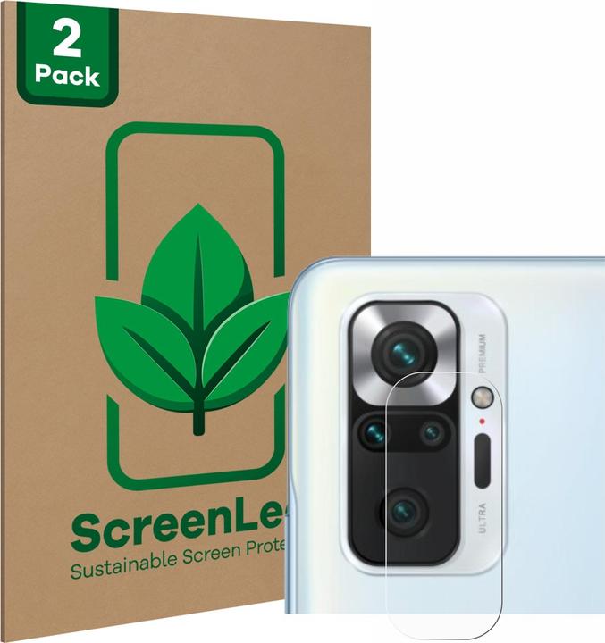 Image du produit ScreenLeaf Film de protection durable Protection d'écran Film clair transparent (2 pièce(s), Xiaomi Redmi Note 10 Pro)