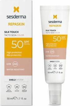 Produktbild Sesderma REPASKIN SPF 50 Sonnenschutz mit Farbe 50ml Seidig (Sonnencreme, SPF 50, 50 ml, 80 g)