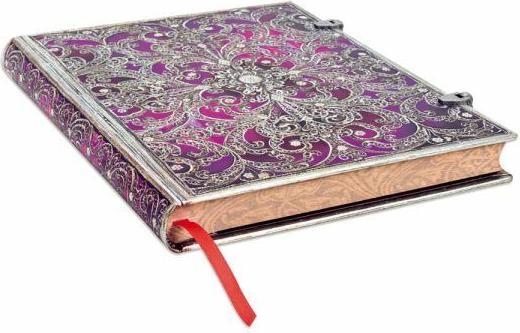Image du produit Paperblanks Aubergine (180 x 230 mm, À rayures, Couverture rigide)