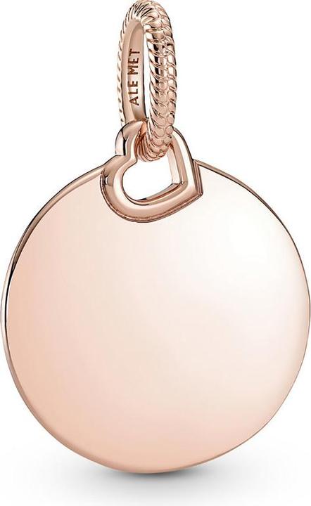 Image du produit Pandora Pendentif rond en or rose 14k (plaqué or rose, Alliage métallique)