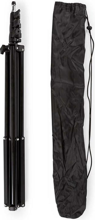 Actual product image Nedis Photo studio light stand Max. load: 4.0 kg Max. working height: 260 cm 3 segments T (260 cm, 4 kg)