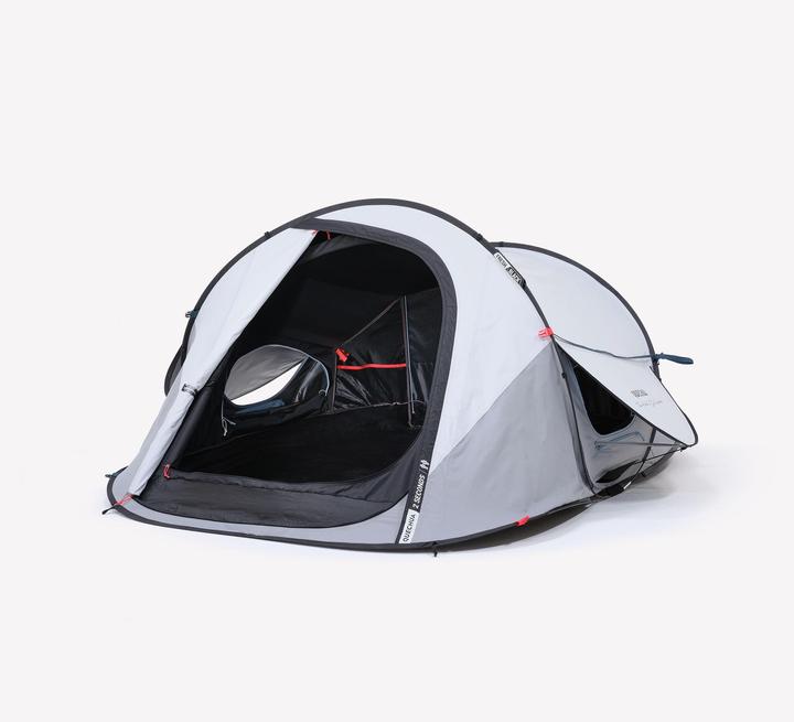 Actual product image Quechua Camping tent - 2 Seconds Fresh & Black for 2 people (Pitching tent, 4 kg, 2 persons)