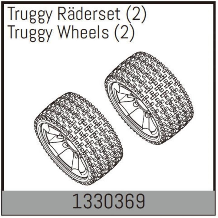 Actual product image Absima Truggy Wheels (2)