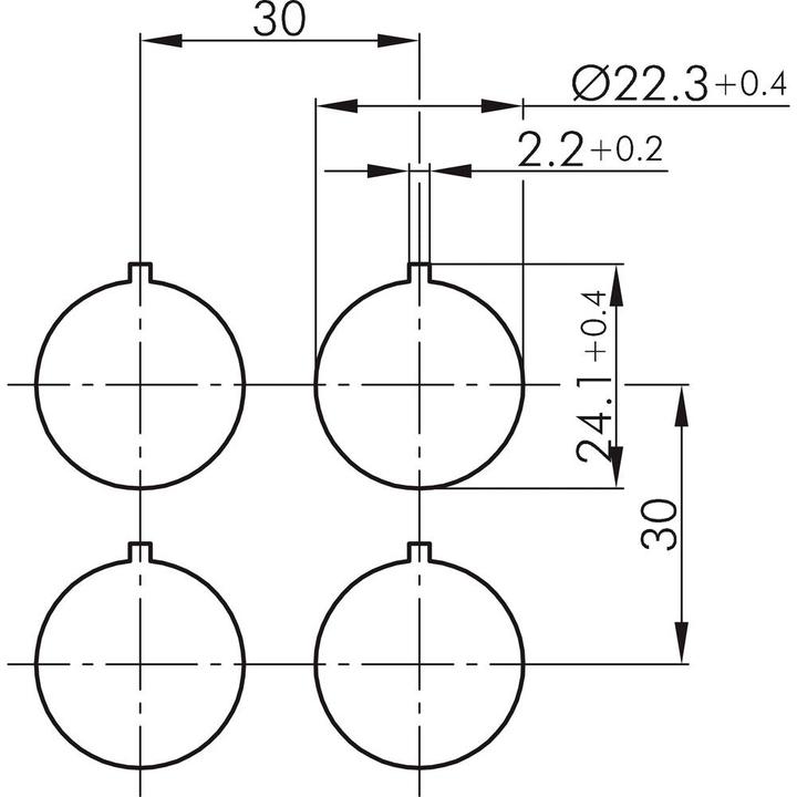 Produktbild Schlegel STLO M05 Drucktaster tastend IP65, IP67 1St.