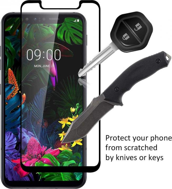 Immagine prodotto Screenguard LG G8S ThinQ Pellicola di vetro protettiva a schermo intero 2.5D 9H (1 Pezzo/i, G8s ThinQ)