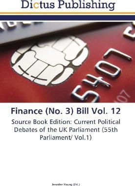 Finance (No. 3) Bill Vol. 12 (German, Jennifer Young, 2012)