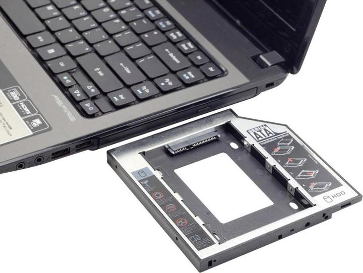 Actual product image Gembird MF-95-01 Hard Drive Backplane (5.25 inch) Control Panel