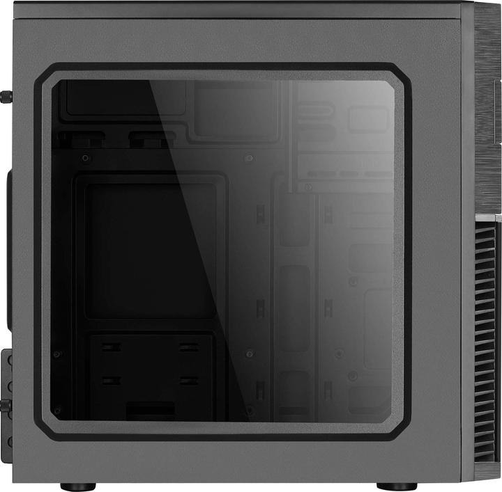 Produktbild AeroCool Boitier Mini Tour Micro ATX compatible CS-105 Red avec fenêtre (Noir) (Mini-ITX, mATX)