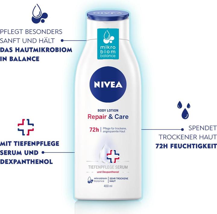Image du produit NIVEA Réparation et soins (Lait pour le corps, 400 ml)