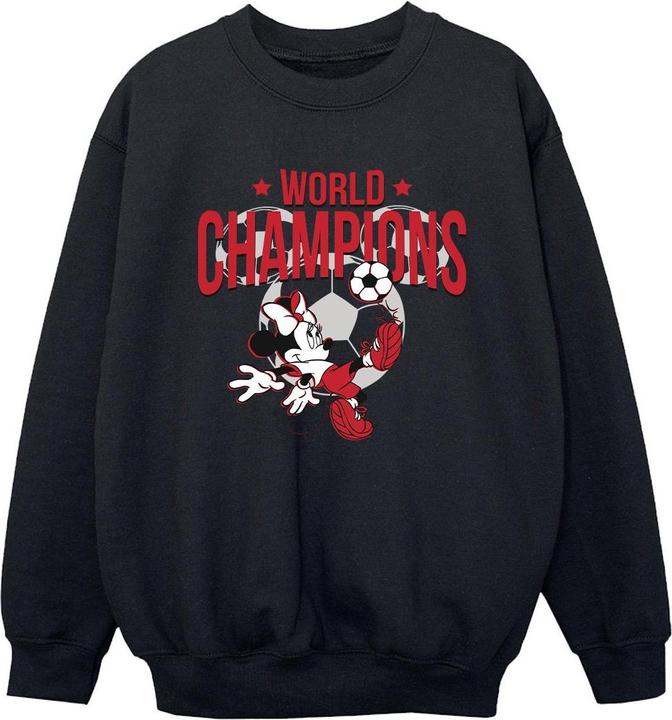 Disney Minnie Mouse World Champions Sweatshirt Jungen (152, 158)