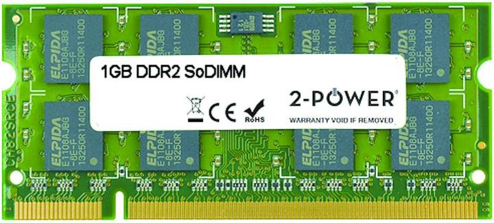 Immagine prodotto 2-Power 1GB DDR2 800MHz SoDIMM (1 x 1GB, 800 MHz, DDR2-RAM, SO-DIMM)