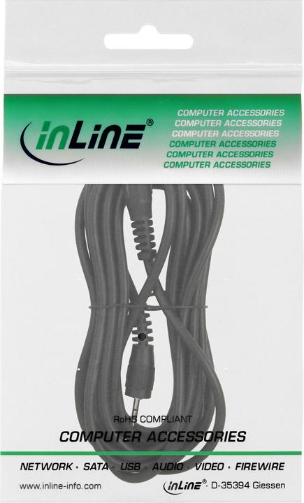Image du produit InLine Prise jack 2,5 mm - Prise jack 2,5 mm (1 m, 2,5 mm)