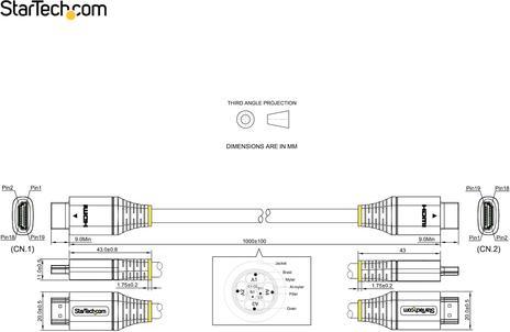 Produktbild StarTech HDMM21V1M HDMI-Kabel HDMI Typ A (Standard) (1 m, HDMI)