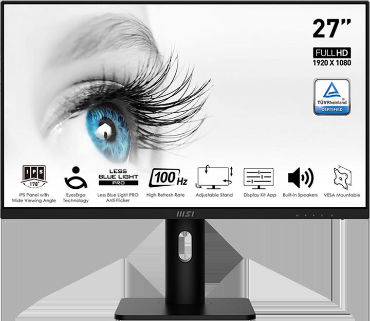Actual product image MSI PRO MP273APDE (1920 x 1080 pixels, 27")