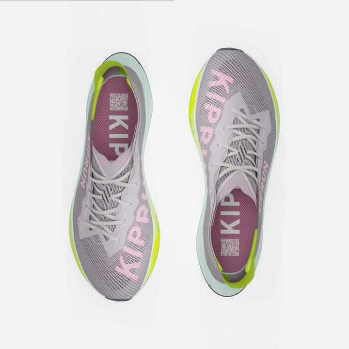 Produktbild Kiprun Laufschuhe Damen mit Carbonplatte - KD900X LD2 lila/gelb (42)