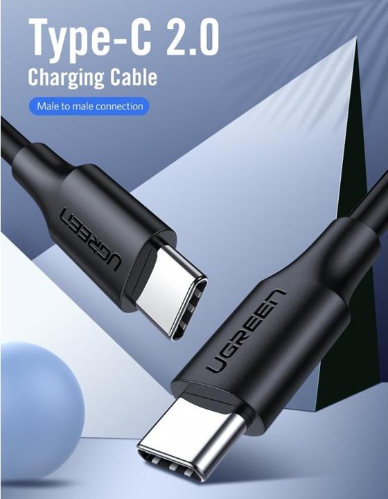 Produktbild Ugreen USB-C Power Delivery QC 3.0 20V 3A 60W (1 m, USB 2.0)