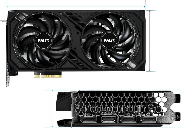 Actual product image Palit GEFORCE RTX 4060 DUAL (8 GB)