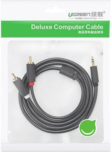 Actual product image Ugreen 3.5mm Buchse – 2x RCA (0.25 m, 3.5mm jack (AUX))