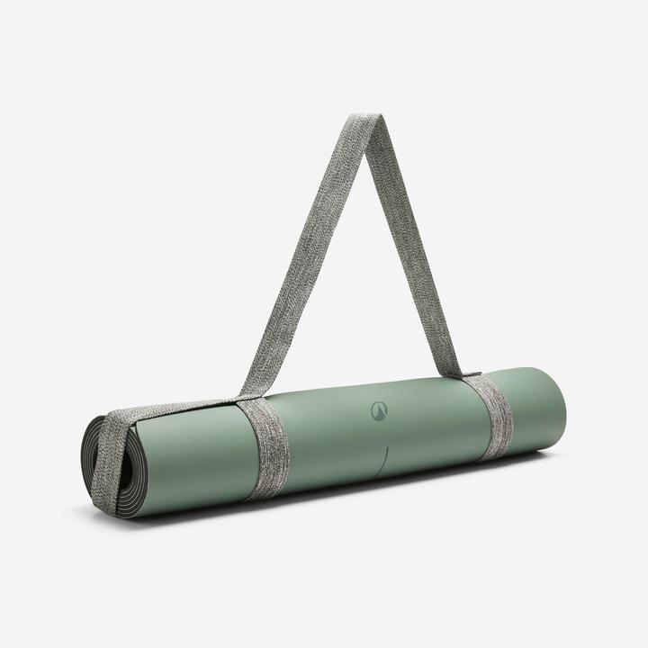 Actual product image Kimjaly Yogamatte extrem rutschfest 185 cm × 65 cm × 4 mm - dunkelgrün (4 mm)
