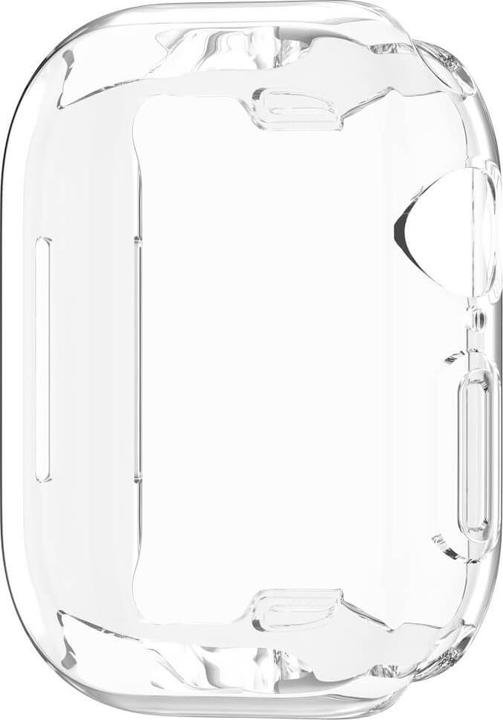 Actual product image Cover-Discount Apple Watch 10 - 42mm - Rubber protection case metal look