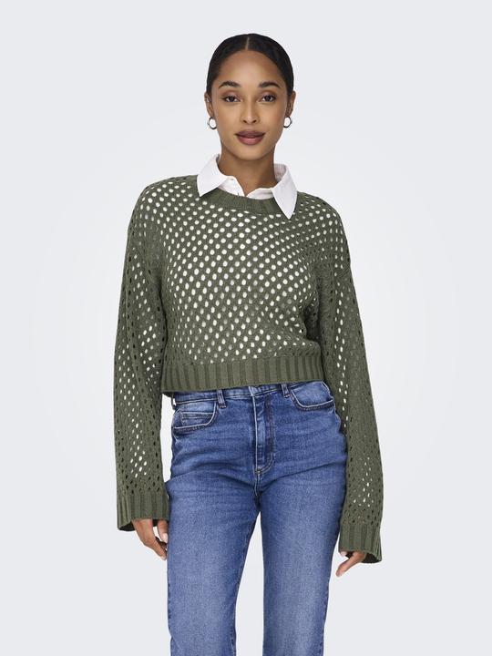 Produktbild Only Normal geschnitten Rundhals Tief angesetzte Schulter Pullover Gestricktes Oberteil (XS)