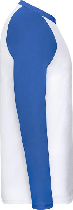 Produktbild Fruit of the Loom Adult Contrast Langarm Baseball TShirt (XL)