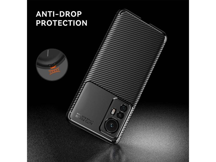 Produktbild Screenguard Xiaomi 12 Pro Hülle Carbon Design TPU Case (Xiaomi 12 Pro)
