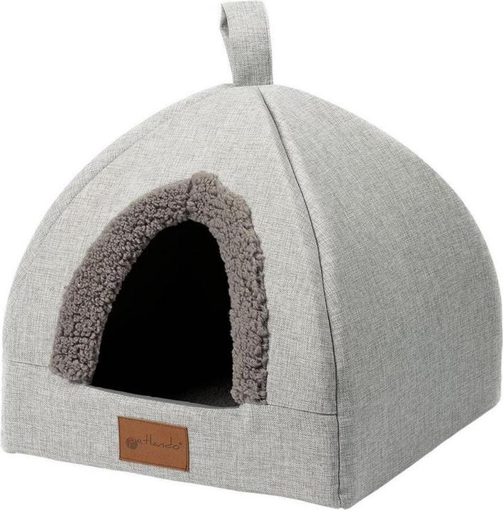 Actual product image Petlando Cuddle cave Bastia, Stone (Cat)