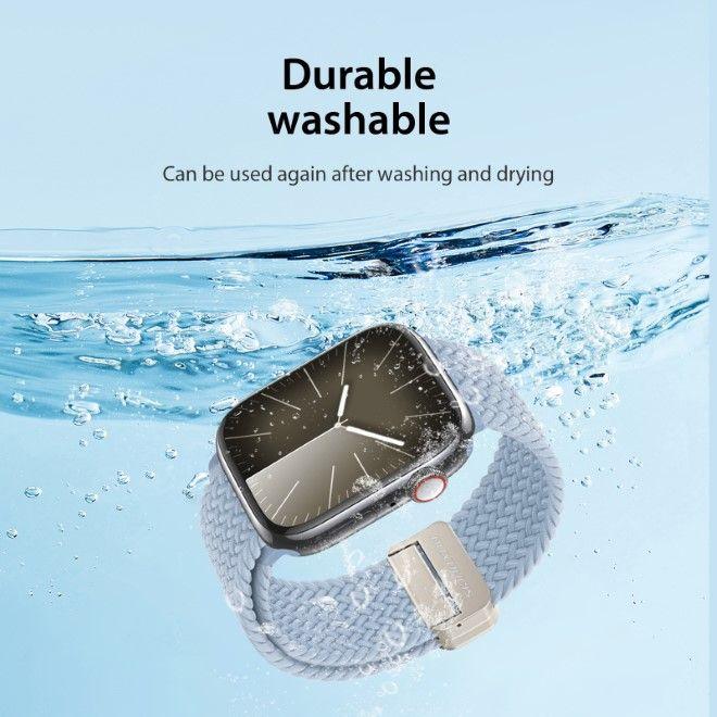 Image du produit Dux Ducis Mixture Pro Bracelet Apple Watch 42mm/44mm/45mm/49mm - Bleu clair (45 mm, 44 mm, 42 mm, 49 mm, Nylon)