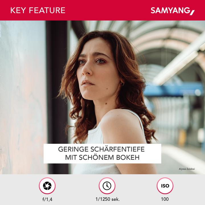 Produktbild Samyang VON 35MM F/1.4 SONY FE II (Sony E, Vollformat)